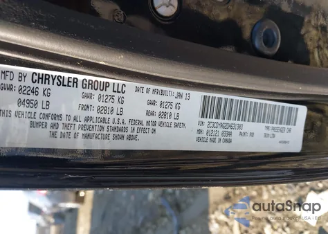 2013 Dodge Challenger Sxt z USA, uszkodzony, nr VIN 2C3CDYAG2DH631303